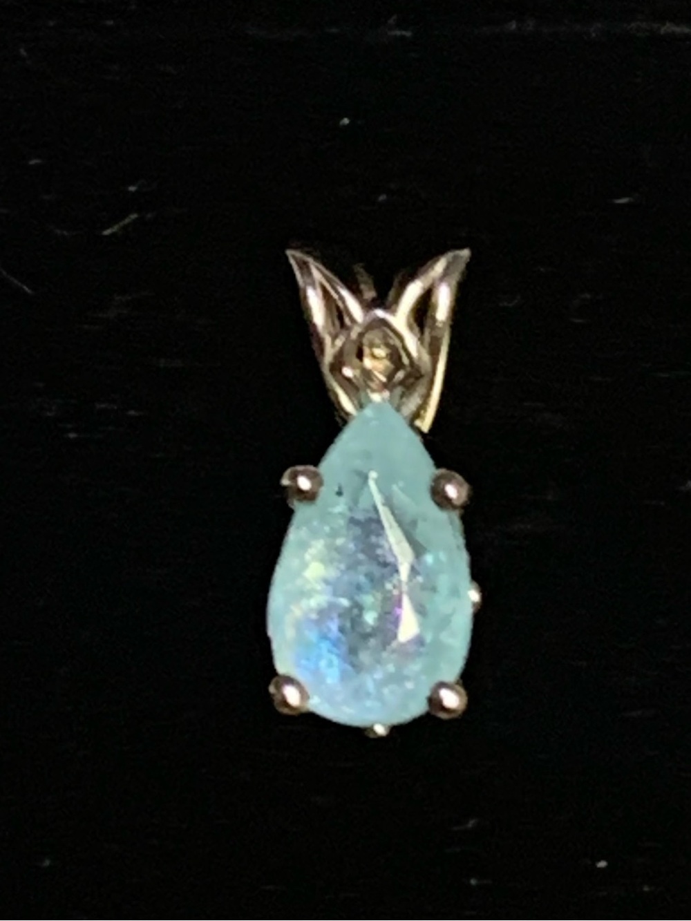 14KW Natural Paraiba Tourmaline Pendant